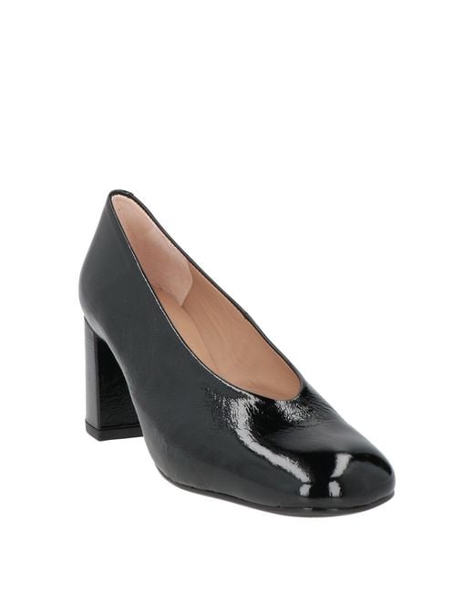Unisa Black Pumps Leather