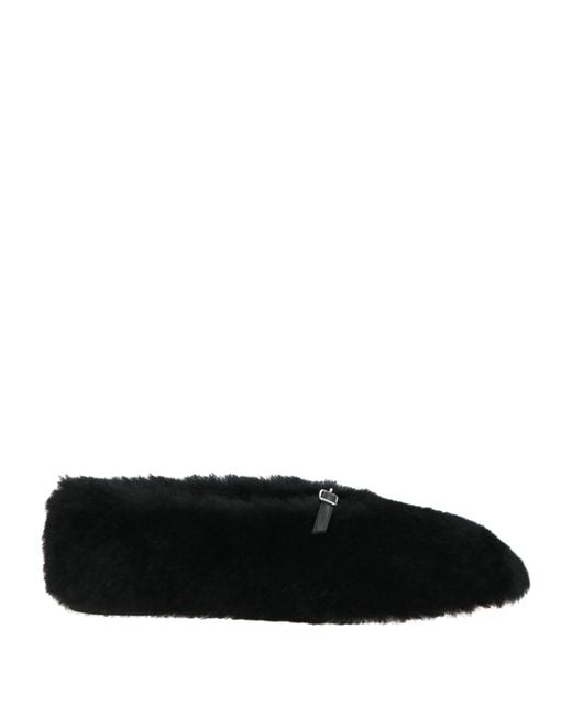 Proenza Schouler Black Ballet Flats Leather