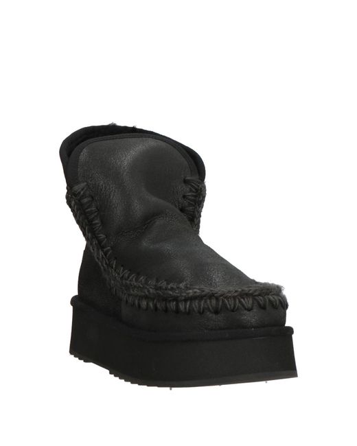 Mou Black Ankle Boots