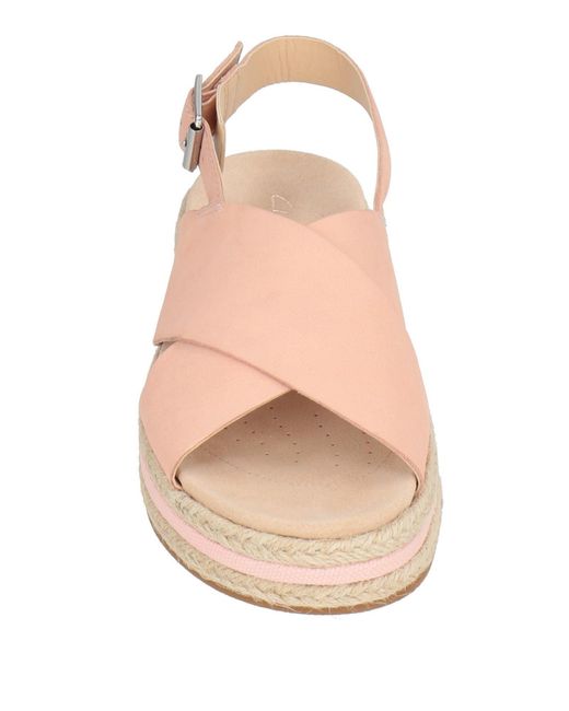 Clarks Pink Espadrilles