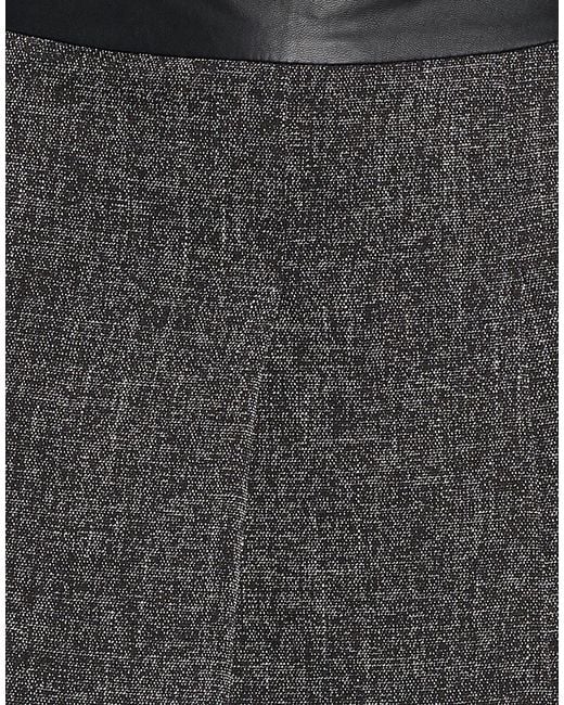 Kaos Gray Mini Skirt Polyester, Viscose, Elastane