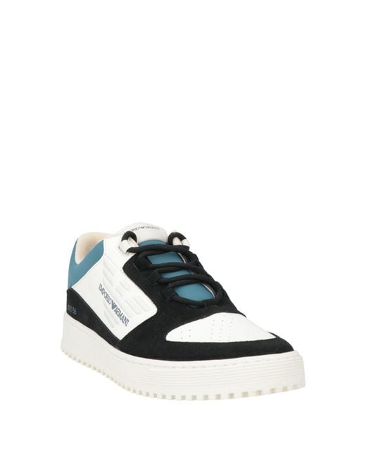 Emporio Armani Blue Sneakers for men