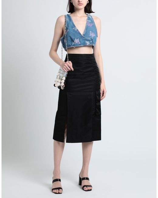Top Ganni de color Blue