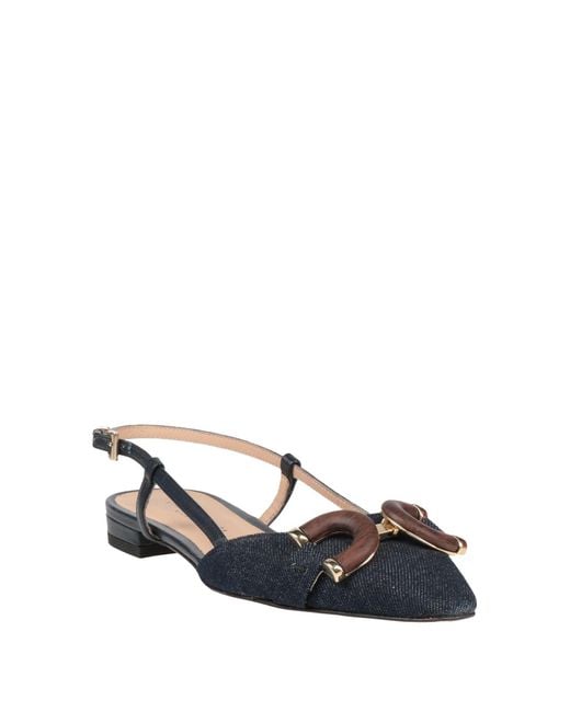 Roberto Festa Multicolor Ballet Flats Textile Fibers, Leather