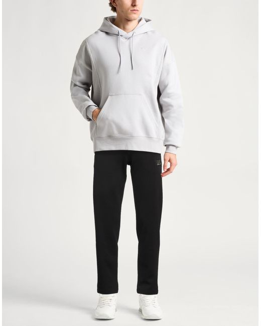 EA7 Black Pants Cotton, Polyester, Elastane for men