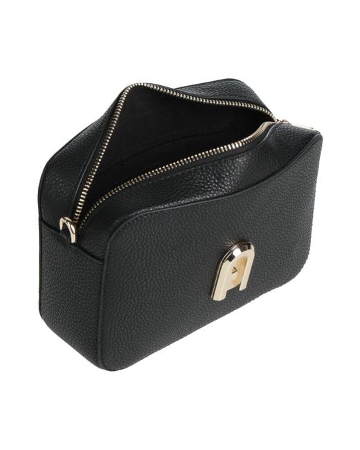 Furla Black Cross-Body Bag Leather