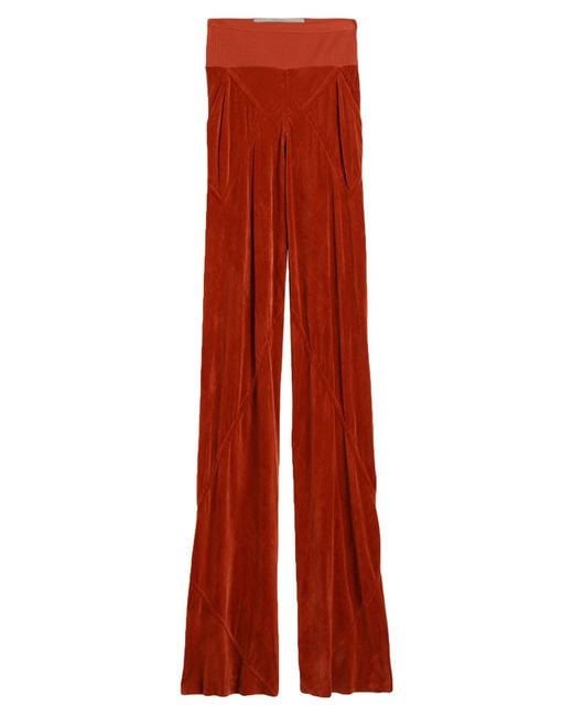 Rick Owens Red Trouser
