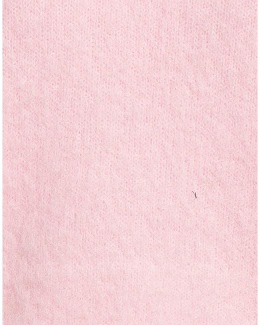 Sandro Pink Light Sweater Polyamide, Mohair Wool, Alpaca Wool, Elastane