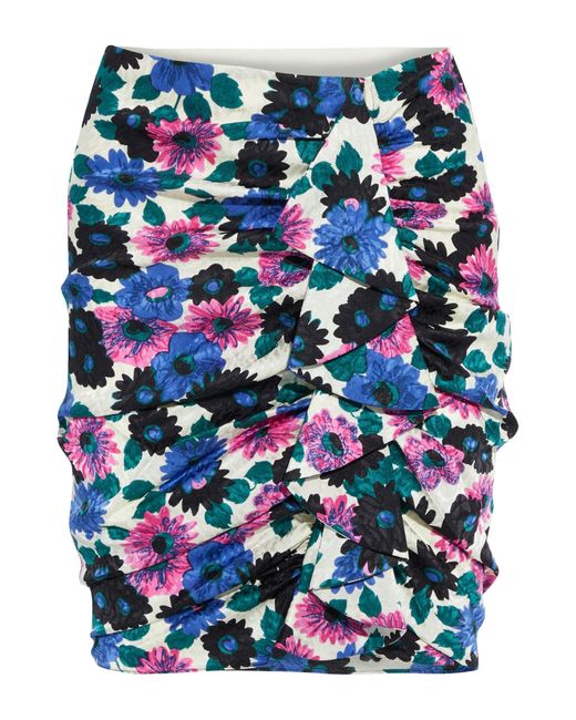 Veronica Beard Blue Mini Skirt