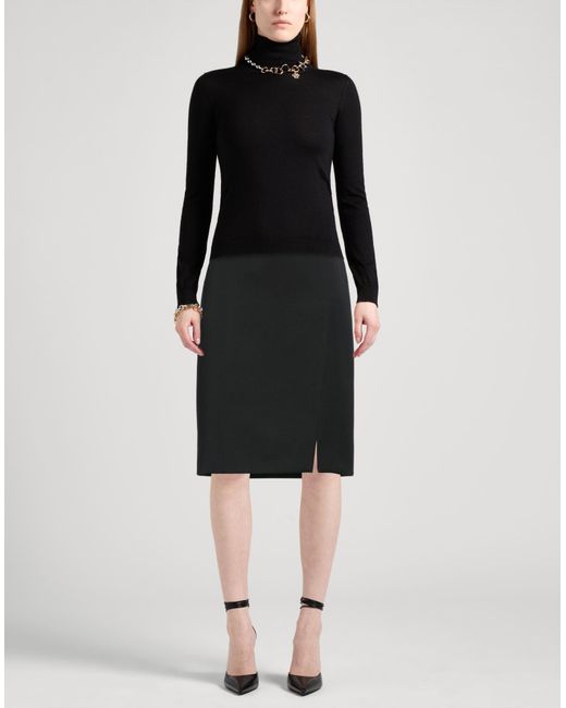 Givenchy Black Midi Skirt Wool
