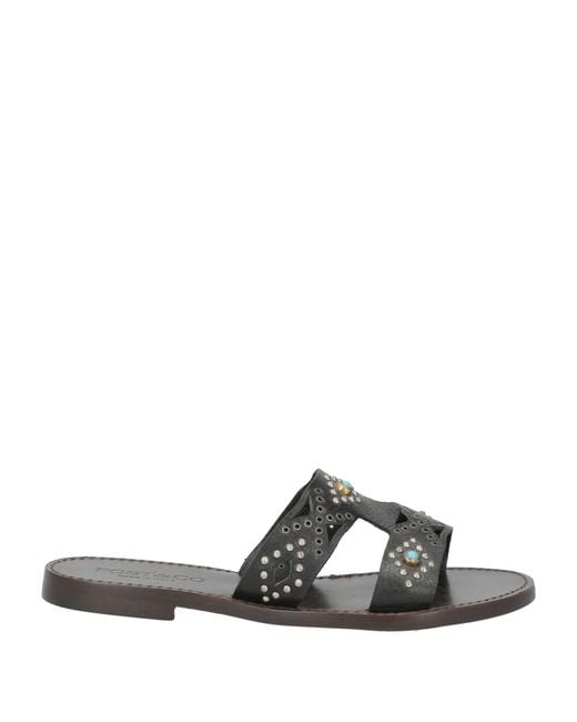 Post & Co White Sandale