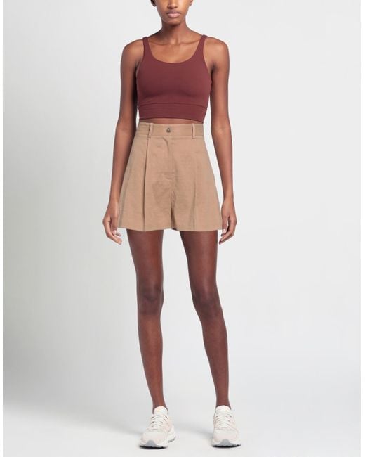 Pinko Natural Shorts & Bermuda Shorts