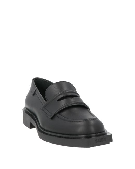 3Juin Black Loafers Leather