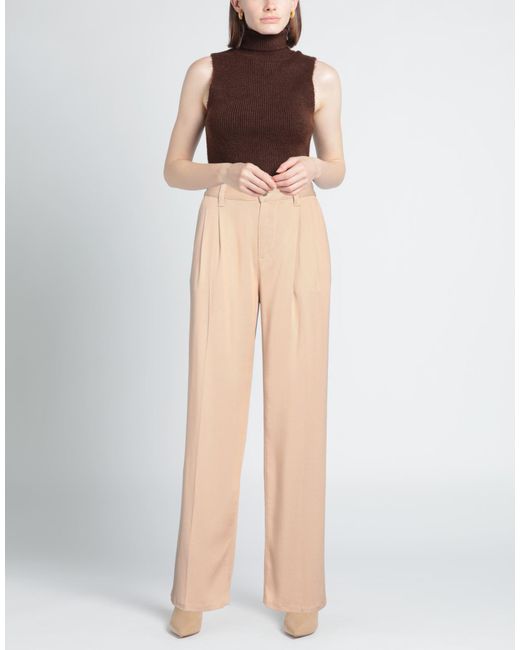 Philippe Model Natural Sand Pants Lyocell