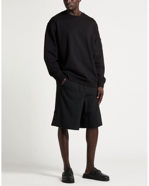 C P Company Black Sweatshirt Cotton for men