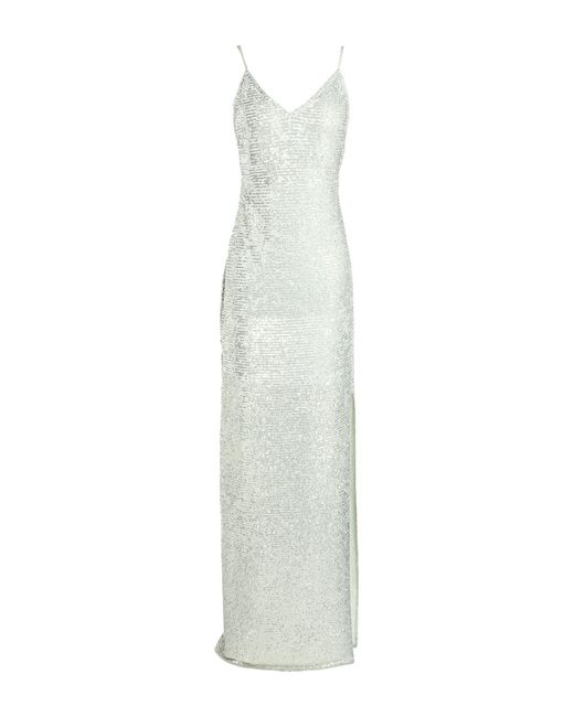 Nina Ricci White Light Maxi Dress Polyamide, Elastane, Cupro