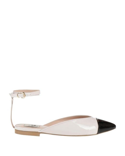 THE M.. Natural Ballet Flats Synthetic Fibers
