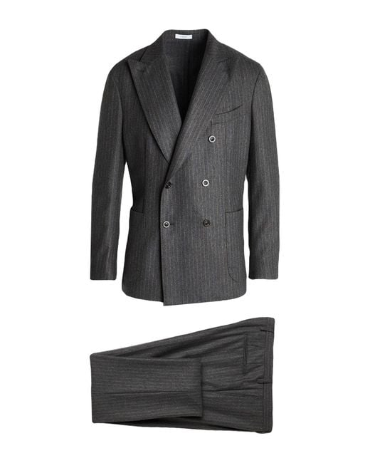 Boglioli Gray Suit Virgin Wool for men