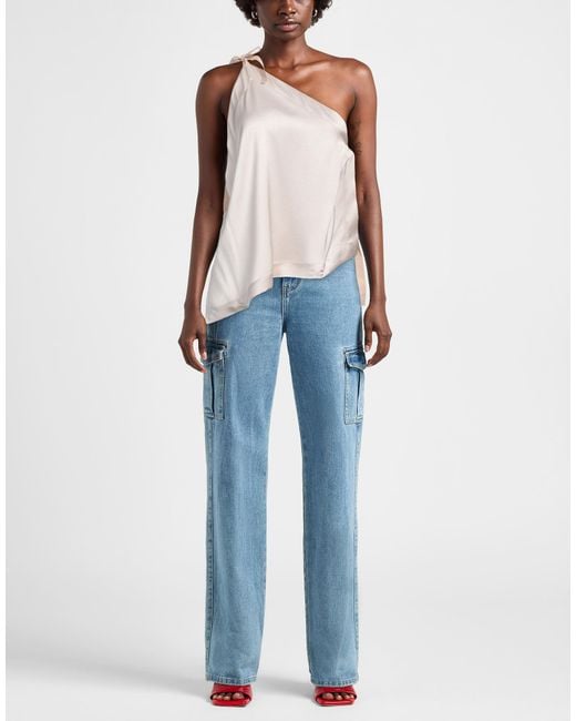 Alysi White Top Acetate, Viscose