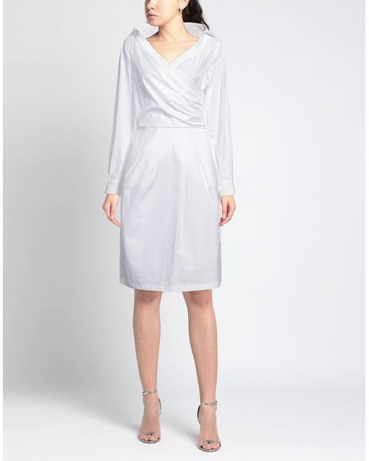Max Mara White Mini Dress