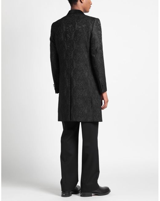 Manteau long et trench Dolce & Gabbana pour homme en coloris Black