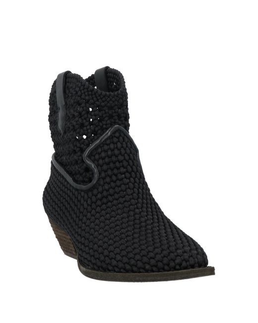 Ash Black Ankle Boots