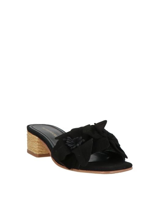 Paloma Barceló Black Sandals Kidskin