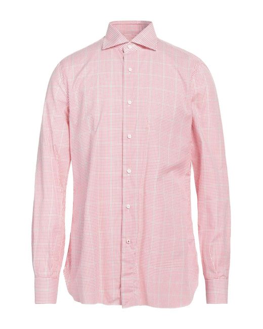 Isaia Pink Shirt for men