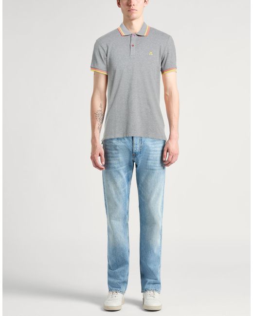Peuterey Gray Polo Shirt for men