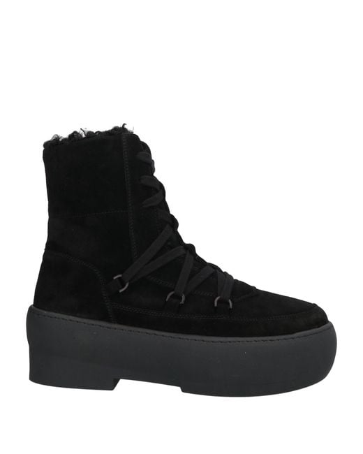 Gia Borghini Black Ankle Boots Leather