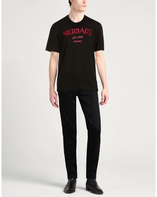 Versace Black T-Shirt for men