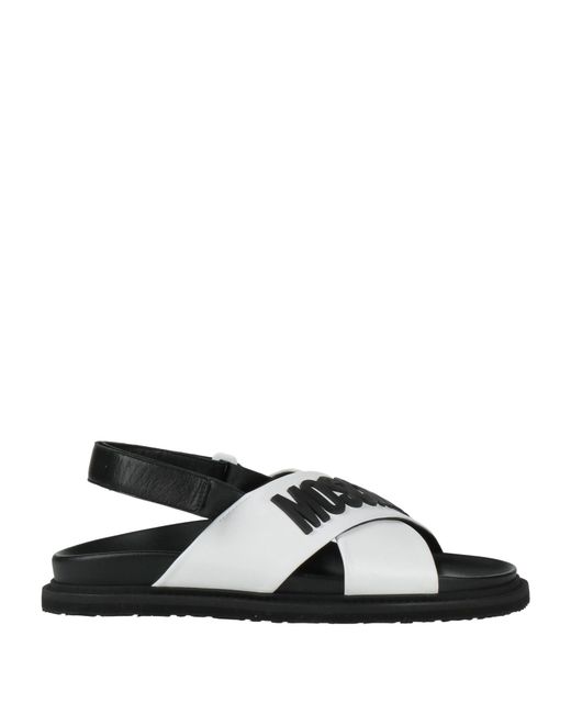 Moschino Black Sandals Leather