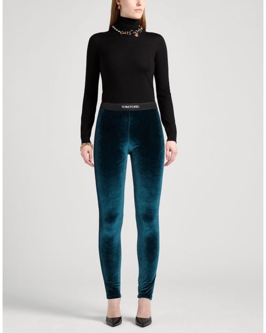 Tom Ford Blue Leggings