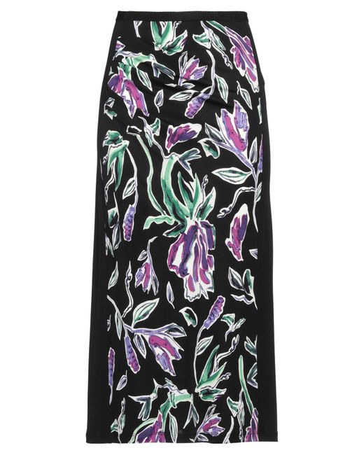 Diane von Furstenberg Black Midi Skirt