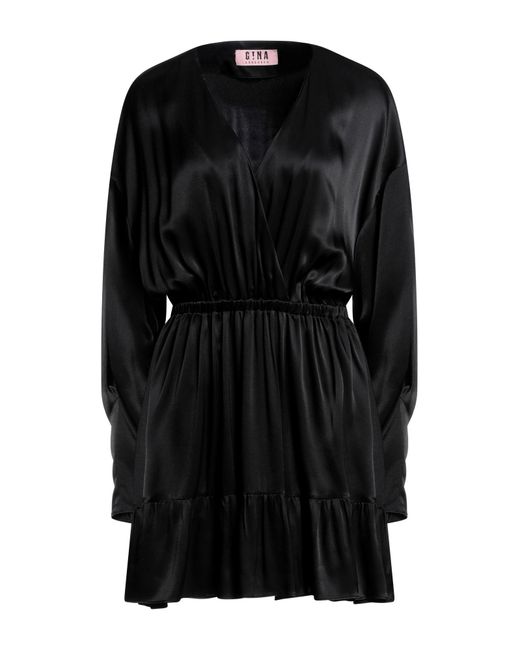 Gina Gorgeous Black Mini Dress