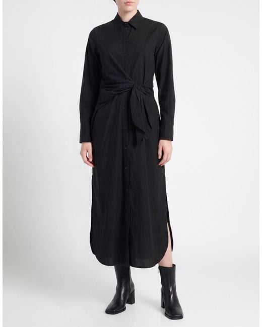 Ottod'Ame Black Midi Dress