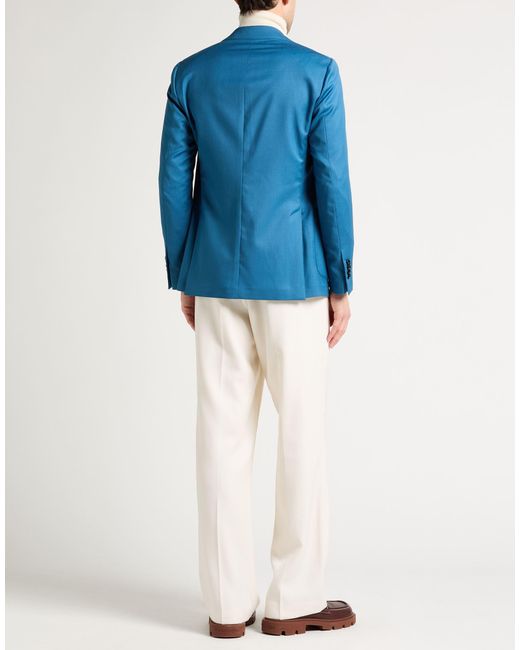 Lardini Blue Light Blazer Wool for men