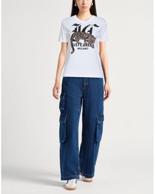 Just Cavalli White T-Shirts