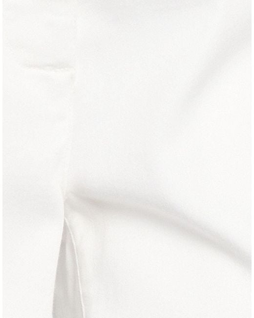 Liu Jo White Pants Cotton, Polyester, Elastane