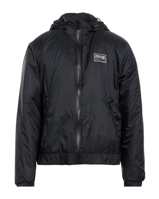 Versace Jeans Couture Black Jacket Polyamide for men