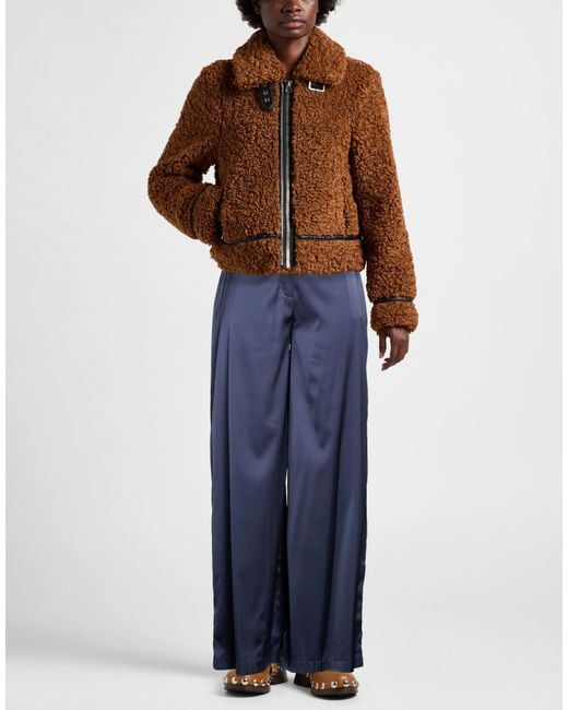 Gran Sasso Blue Midnight Pants Viscose, Silk, Elastane