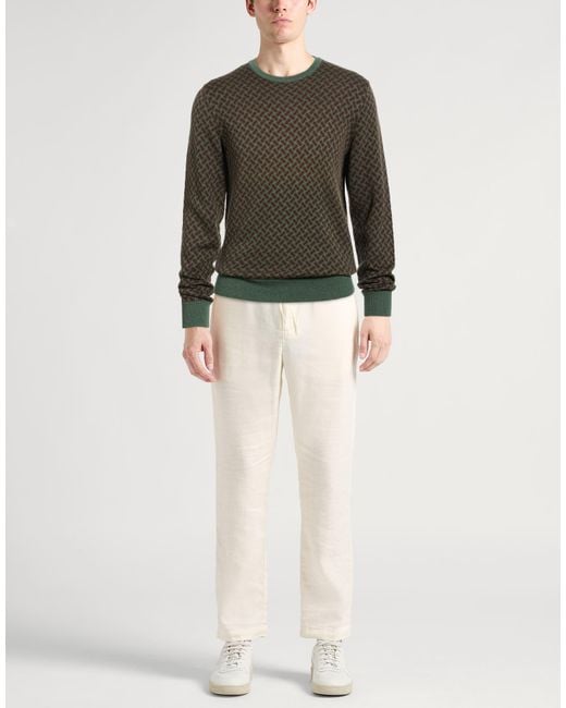 Drumohr Green Sweater Cotton, Linen for men
