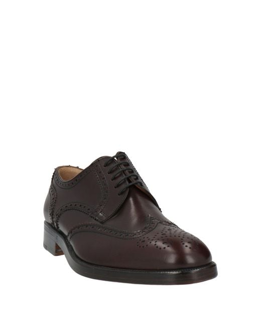 Moreschi Brown Lace-Up Shoes for men