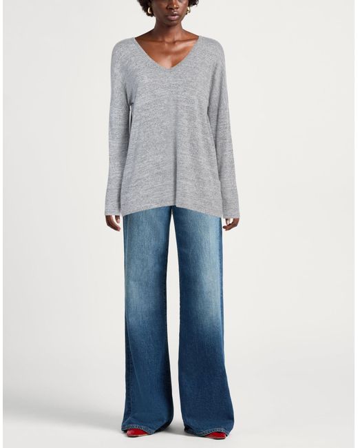 Rag & Bone Gray Sweater Rayon, Polyester, Elastane