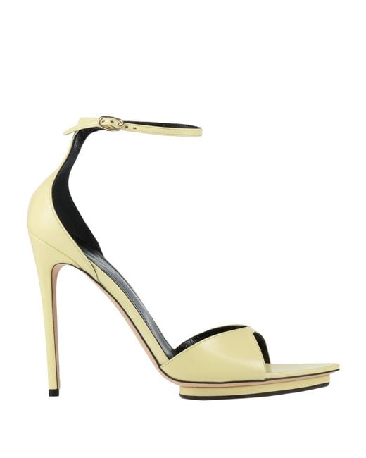 Victoria Beckham Metallic Sandals