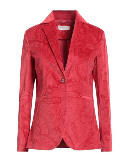 Circolo 1901 Red Blazer