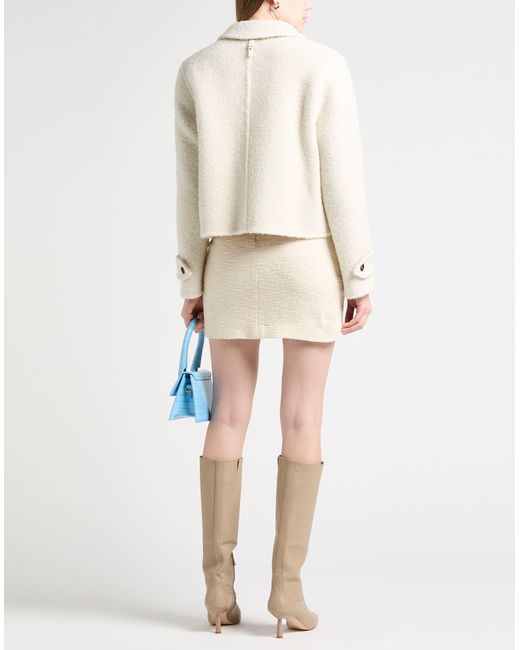 Lorena Antoniazzi White Jacket Alpaca Wool, Polyamide, Virgin Wool, Viscose, Polyester