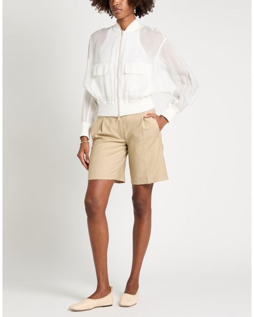 Brunello Cucinelli White Jacket Cotton