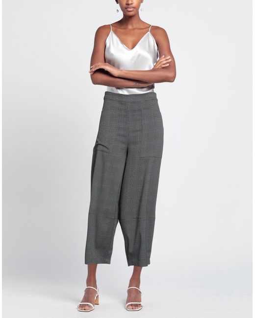 PRÈT A PORTÈR Venezia Gray Pants Polyester, Viscose, Elastane