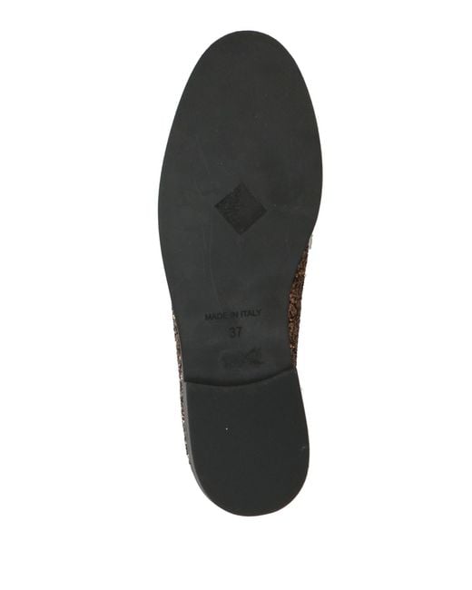 GIO+ Brown Bronze Loafers Leather